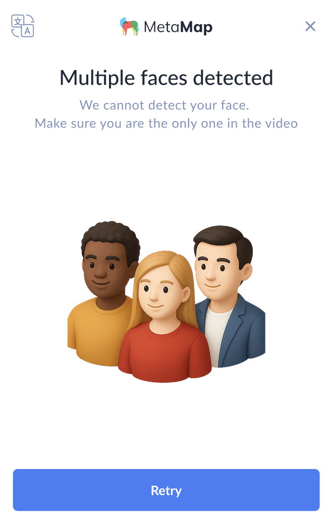 MetaMap SDK screen